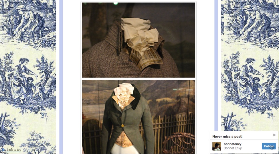 "Bonnet Envy" by Elizabeth Sanchéz.